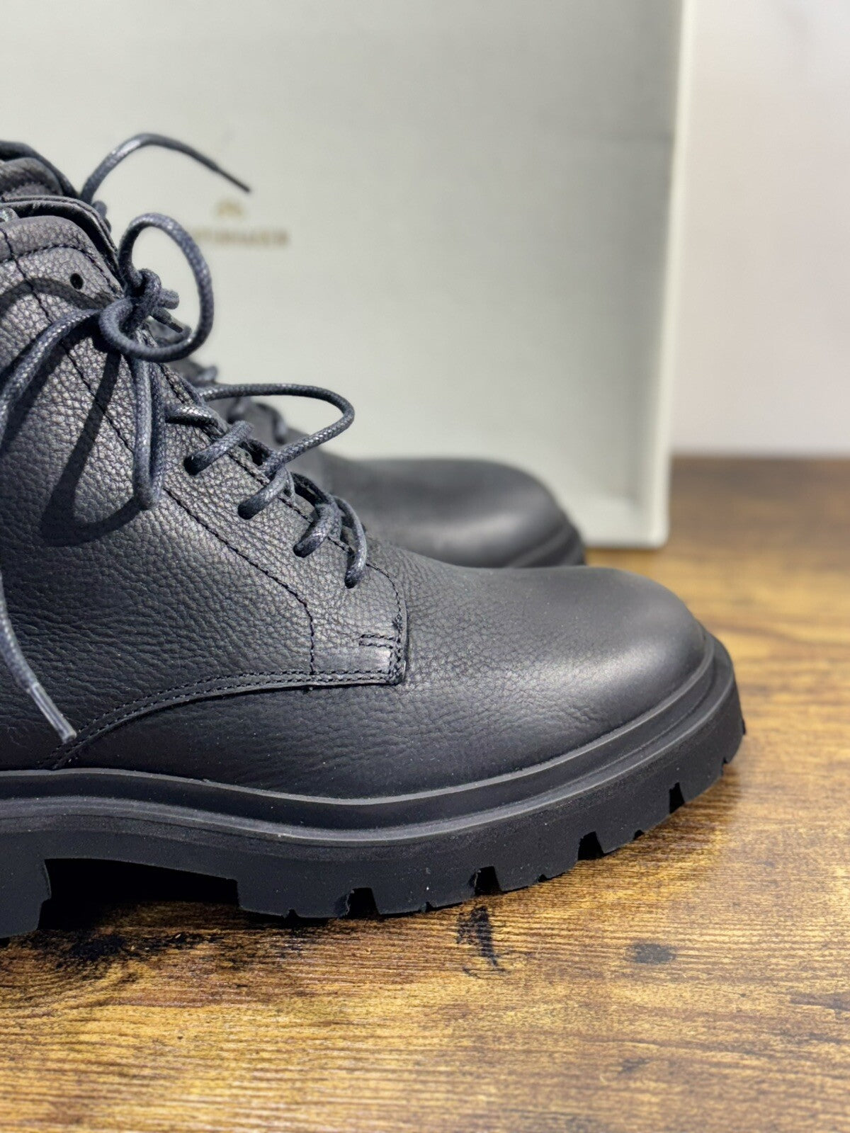 Copenhagen Anfibio  Boot Uomo  Causal Men Shoes Extra Light Pelle Nero 44