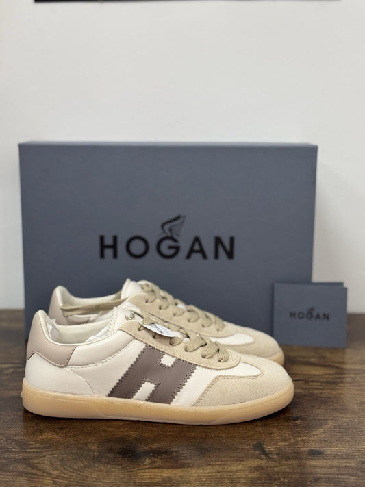 Hogan Cool  Sneaker Pelle E  Suede Beige Casual Hogan Donna 36.5