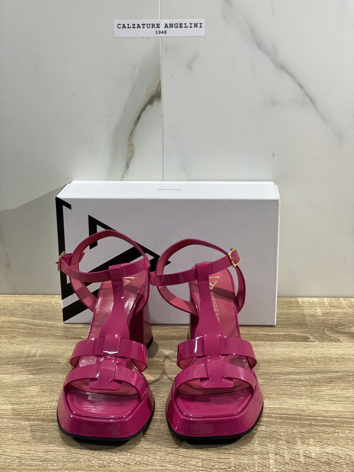 Giampaolo Viozzi Sandalo Donna Fuxia Luxury Woman Sandal 39