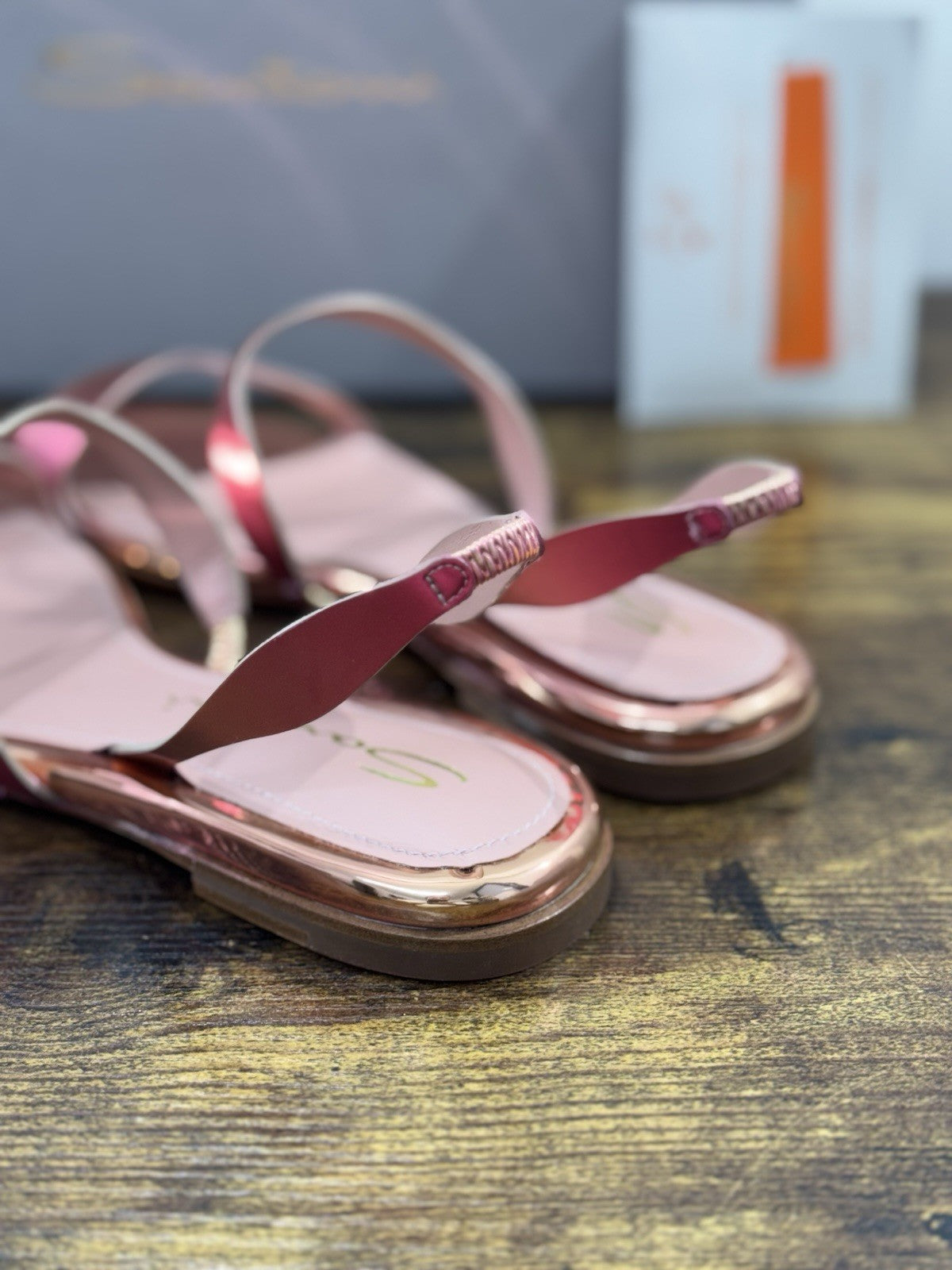 Santoni Sandalo Pelle Specchio Pink   Luxury Santoni Scarpe Donna 37