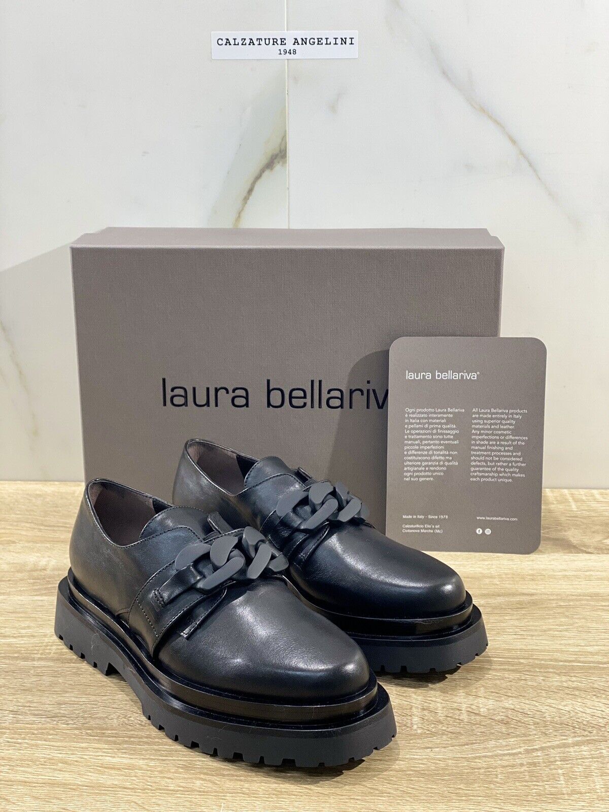 Laura Bellariva Mocassino donna Pelle Nera Extra Light 37