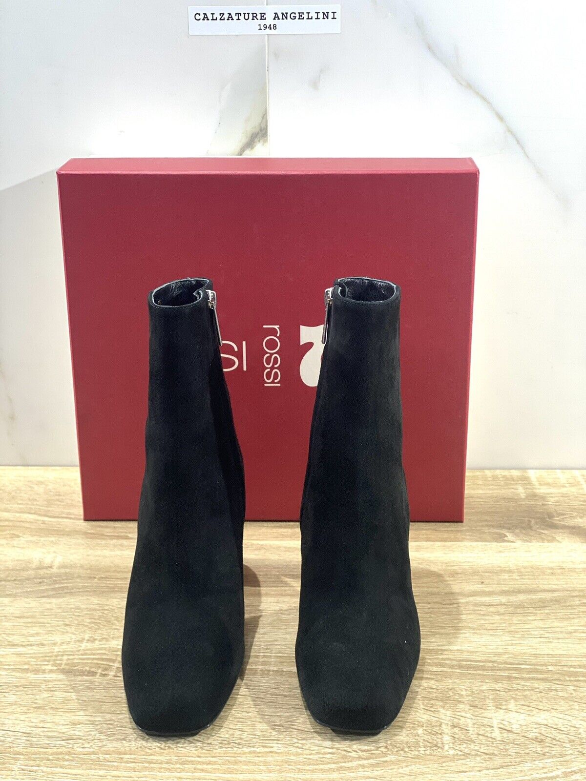 Sergio Rossi Stivaletto Donna Si Rossi In Suede Nero Luxury Woman Boot 36