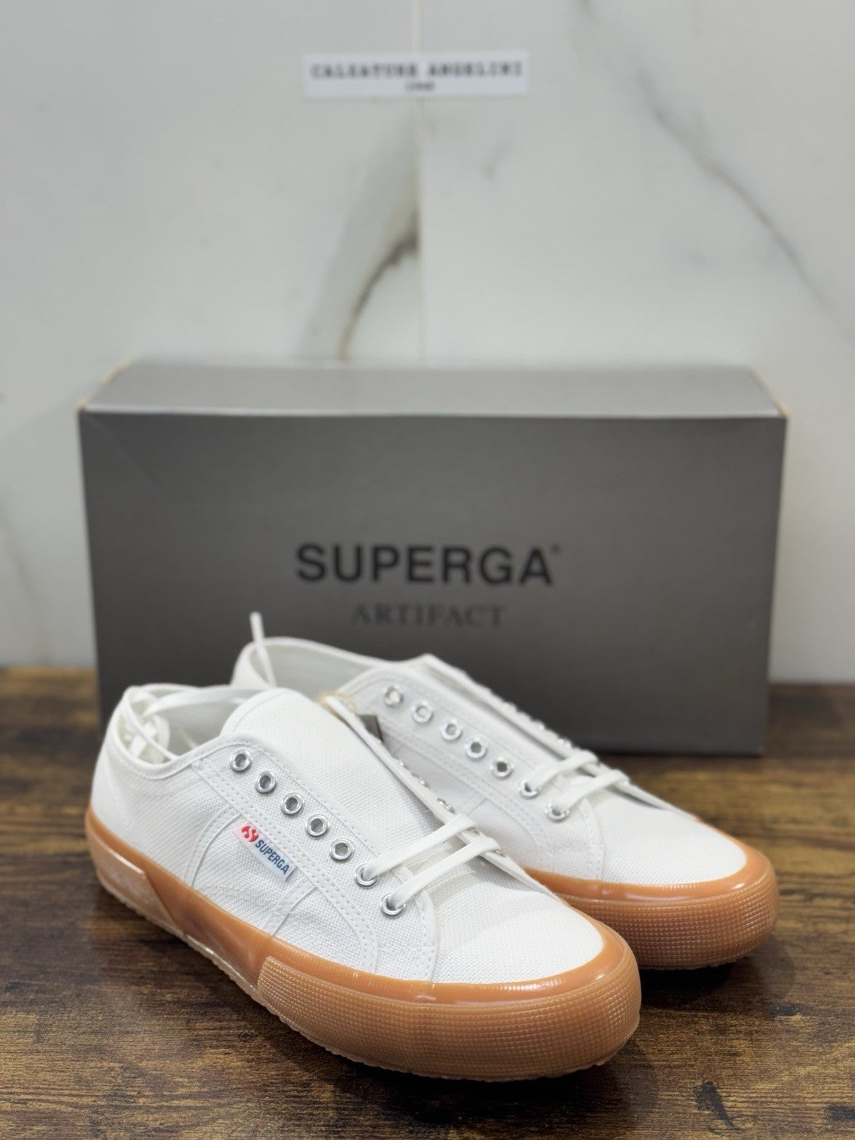 Superga Artifact Icon Sneaker Canvas Bianco Causal Superga Uomo 43
