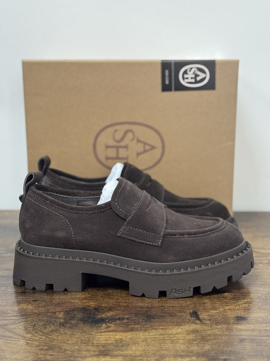 Ash Genial Stud Mocassino Suede Marrone Casual Ash Donna 36
