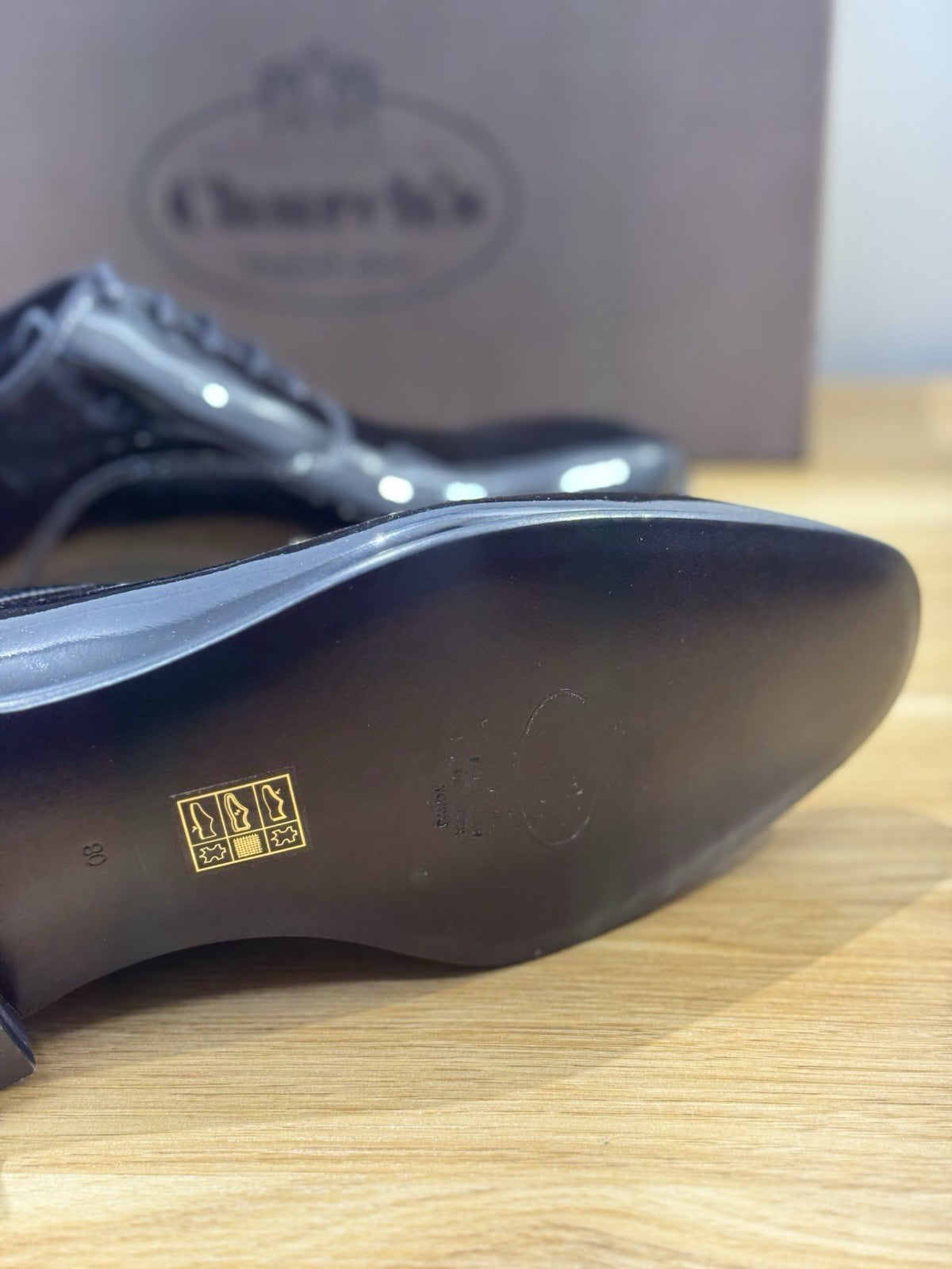 Church’s Whaley  Pelle Nera  Fondo Cuoio Vernice     Luxury Church’s Uomo 42