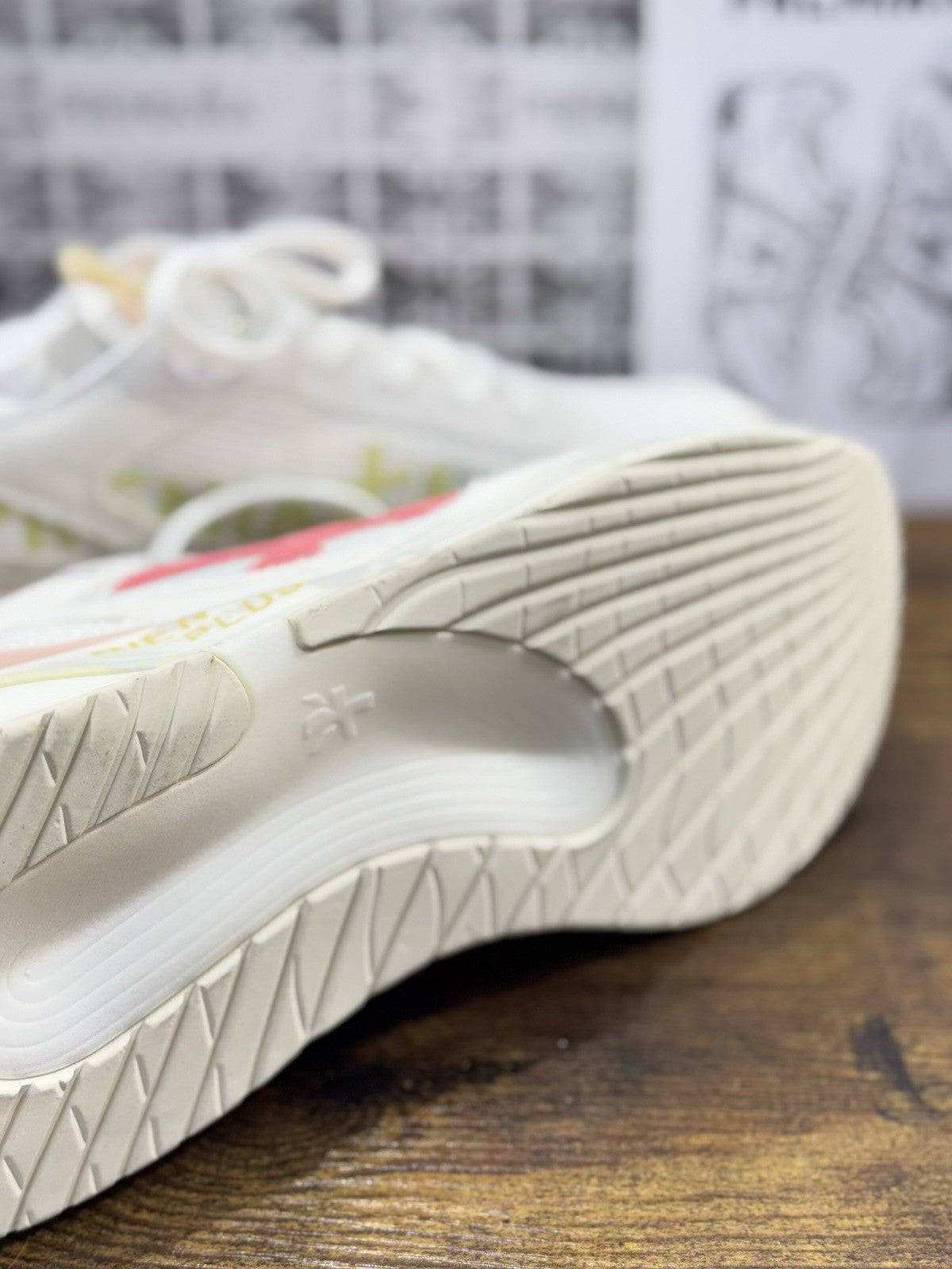 Premiata Moerun  Sneaker Pelle E TessutoBianca   Casual Premiata Scarpa Donna 41