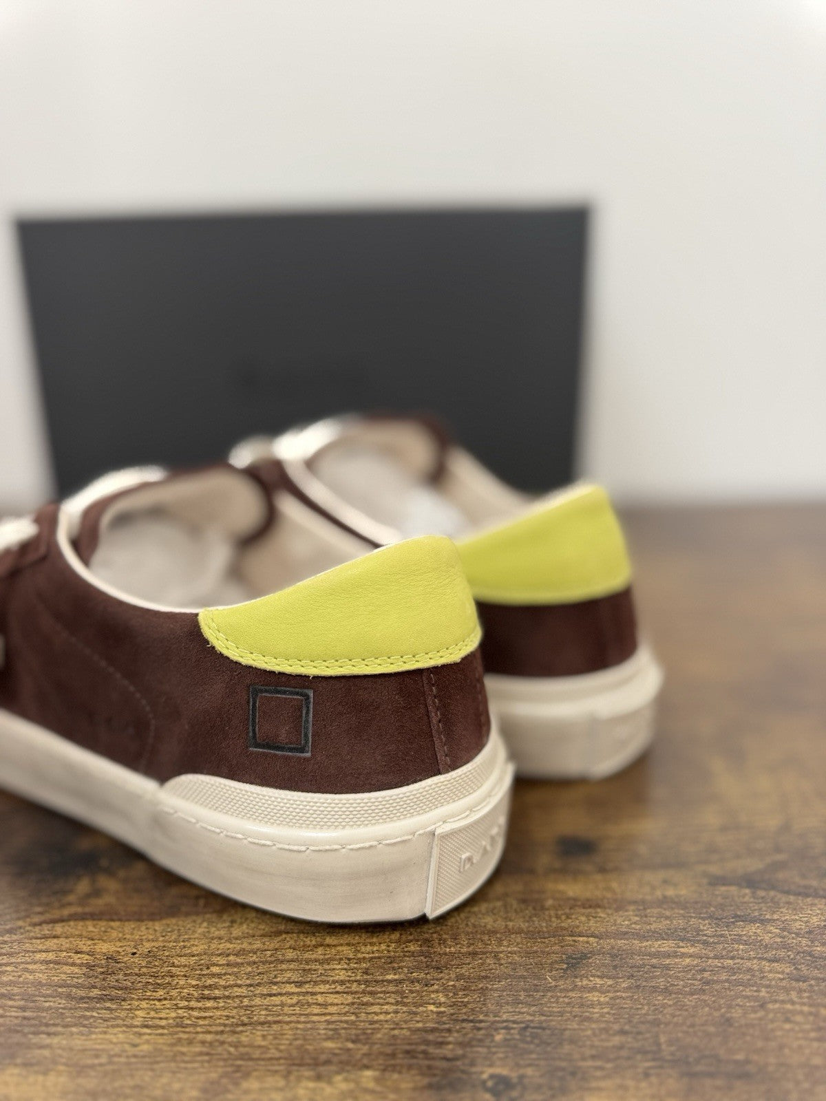 D.a.t.e. Hill Low Sneaker Pelle Suede Testa Moro   Casual Uomo 40