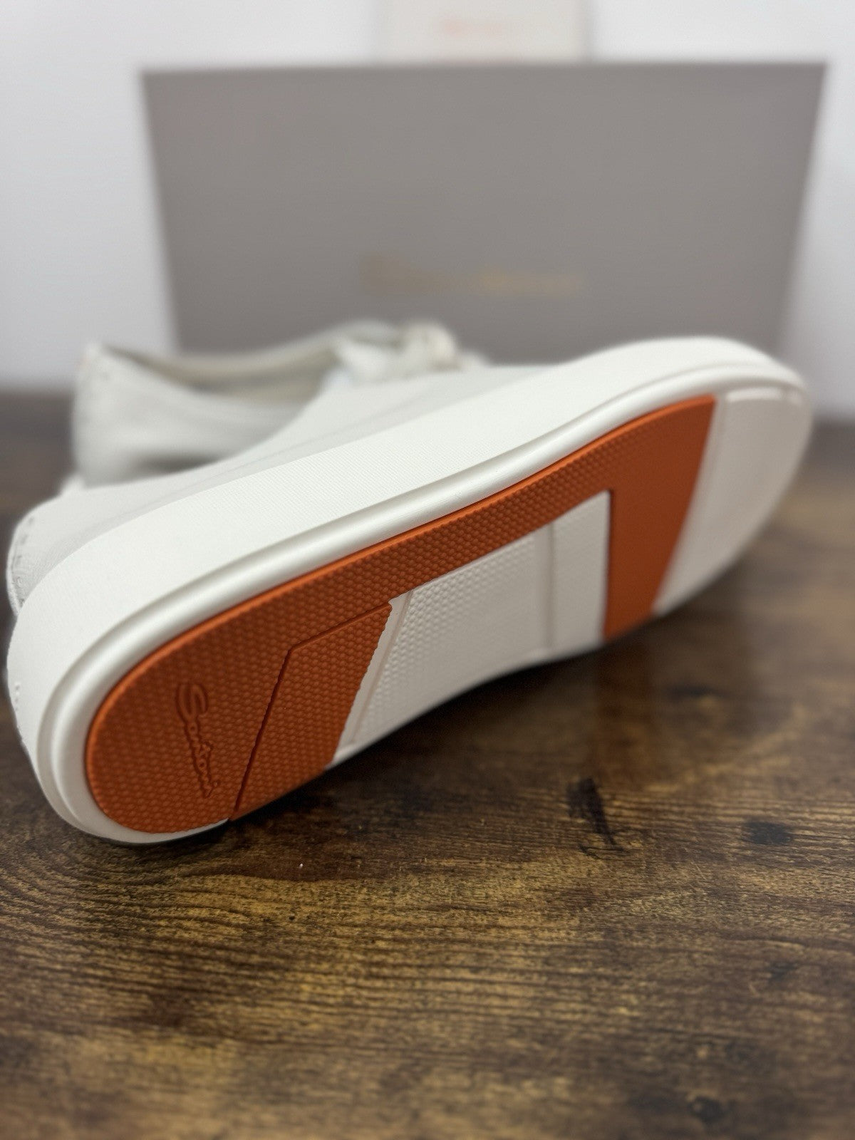 Santoni Sneaker Icon Pelle Bianca  Casual Scarpa Santoni 40