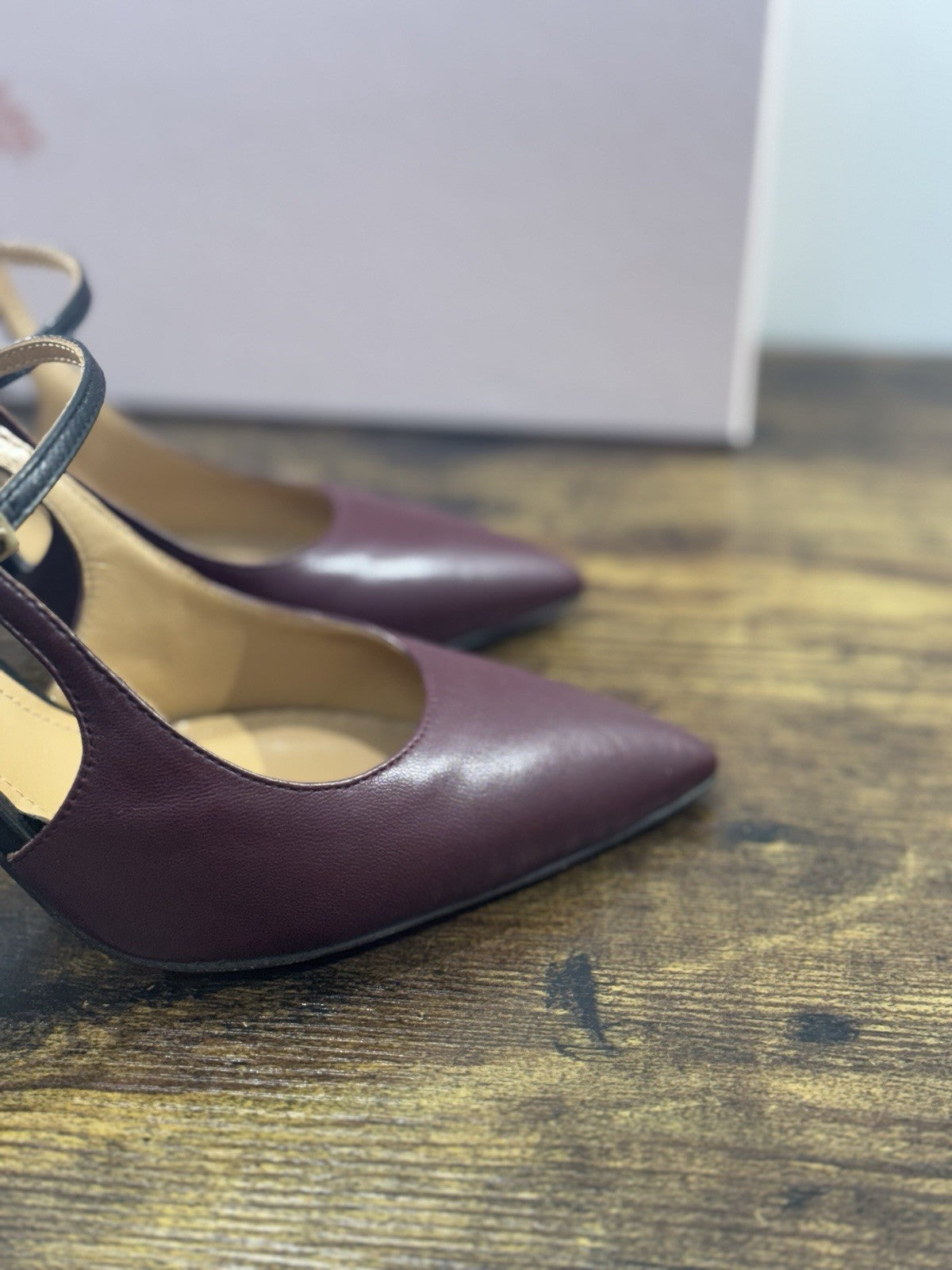 Relac  Décolleté  Sling Back Pelle Barolo  Luxury Made In Italy Donna 38