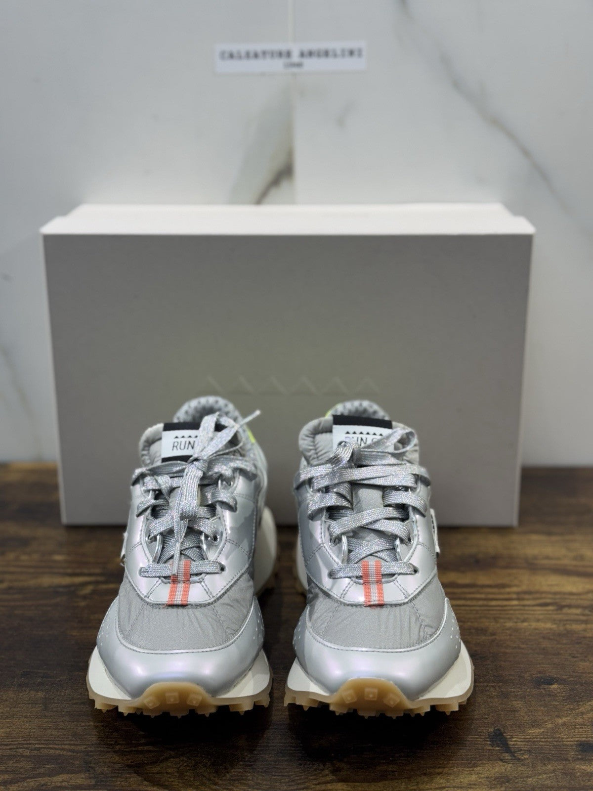 Run Of Sneaker Moon Land Grey Casual Scarpa Donna Run of 38.5