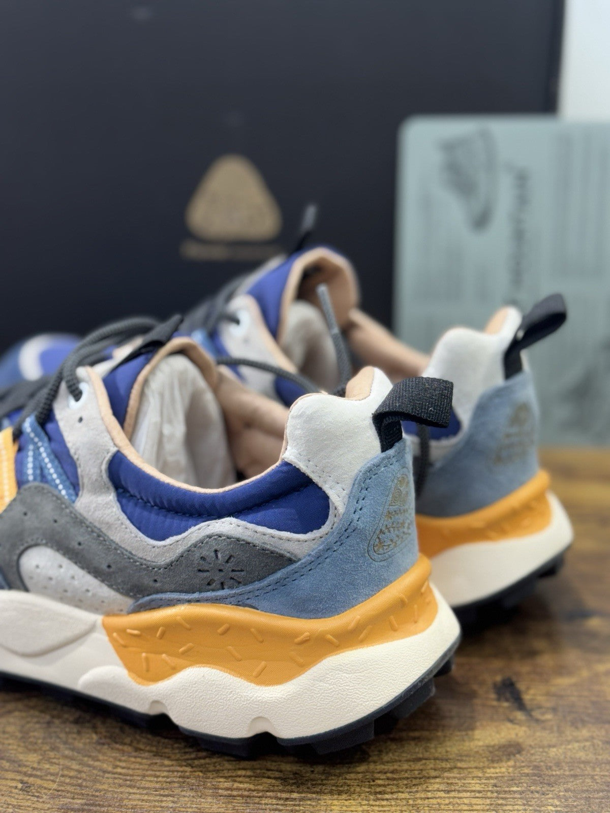 Flower Mountain Yamano 3 Blu Grey  Casual Uomo 44