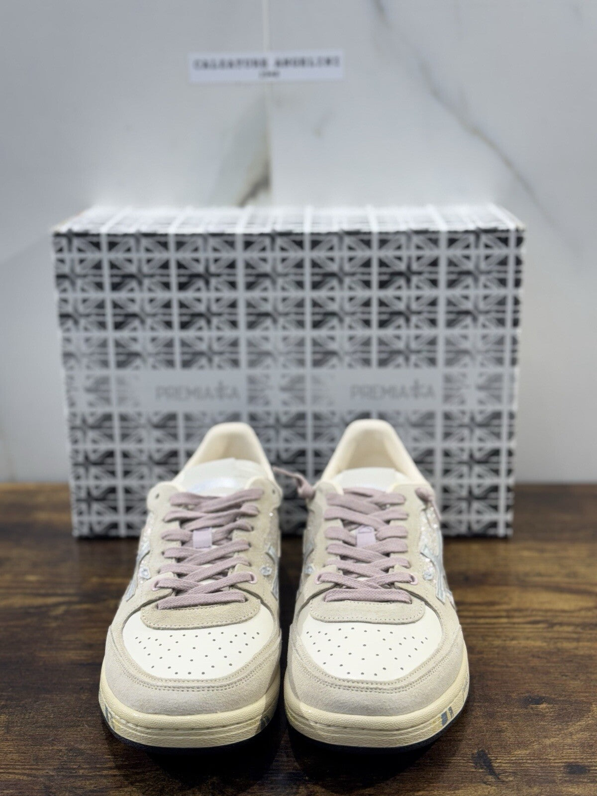 Premiata Sneaker Donna Basket Clay  Premiata Donna Woman Sneaker 41