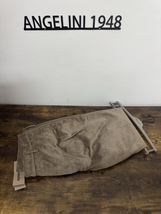 Padrenostro Pantalone In Velluto Cotone 100% Made In Italy Jason Uomo 36