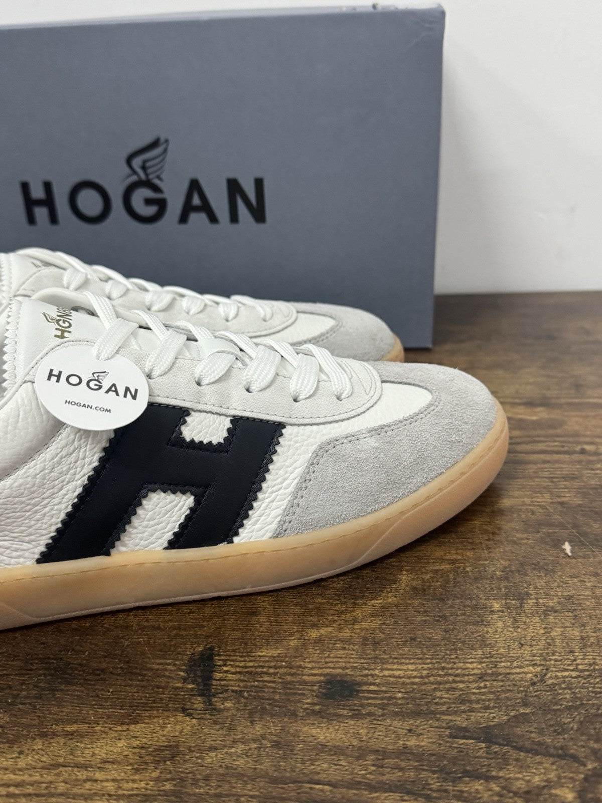 Hogan Cool Sneaker Suede Pelle Bianco    Casual Hogan Scarpa Uomo 42.5
