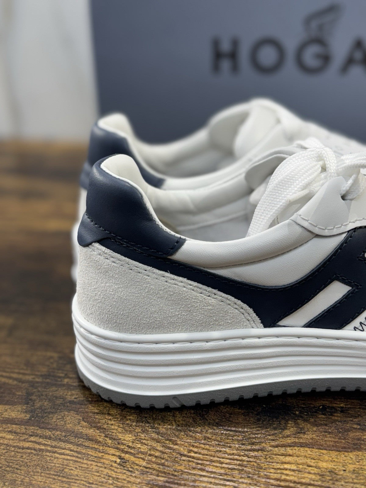 Hogan H630 Sneaker Pelle Bianca Memory Foam Scarpa Hogan Uomo 39