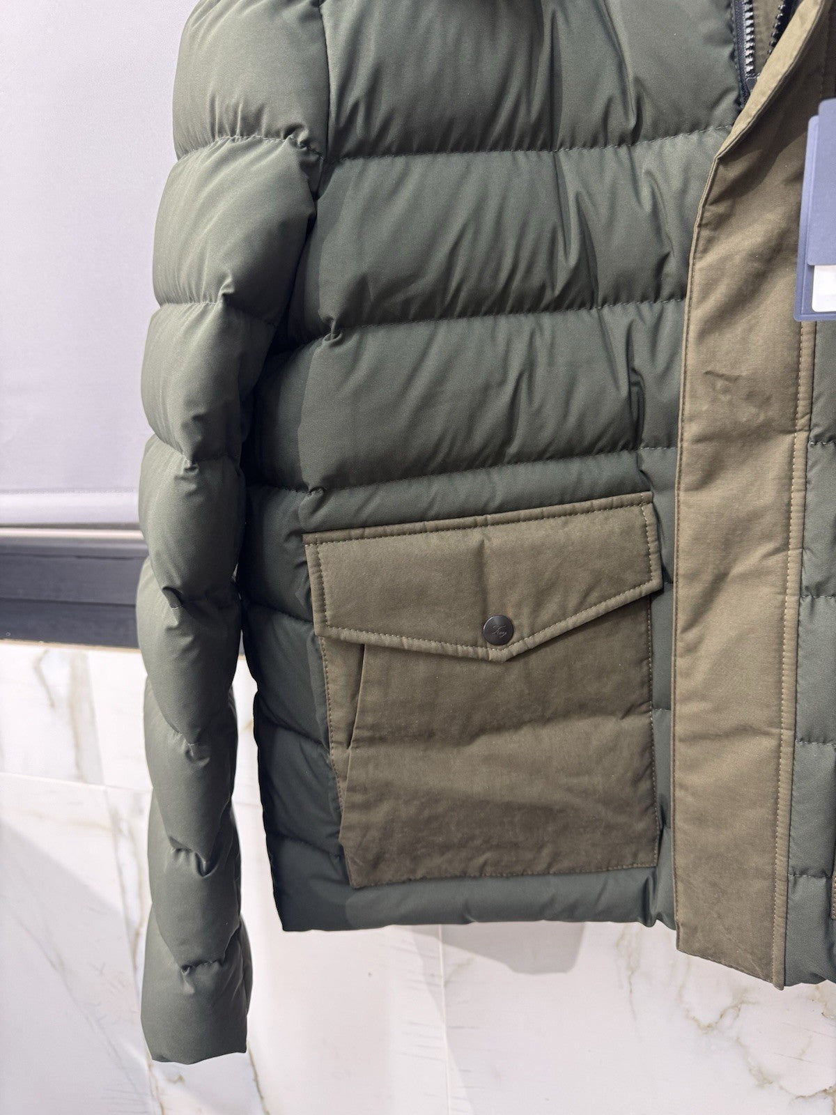 Fay Piumino Verde Militare  Con Cappuccio  Luxury Fay Uomo xxl