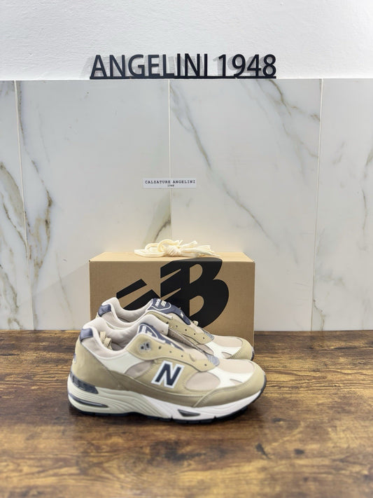New Balance 991 Made In Uk Final Edition Pelle Khaki Icon Uomo 44