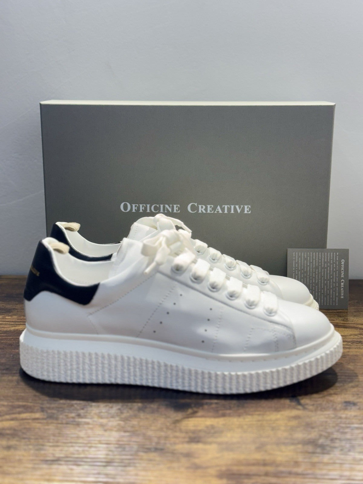 Officine Creative Sneaker Krace Pelle  Handmade In Italy Casual Luxury Uomo 42