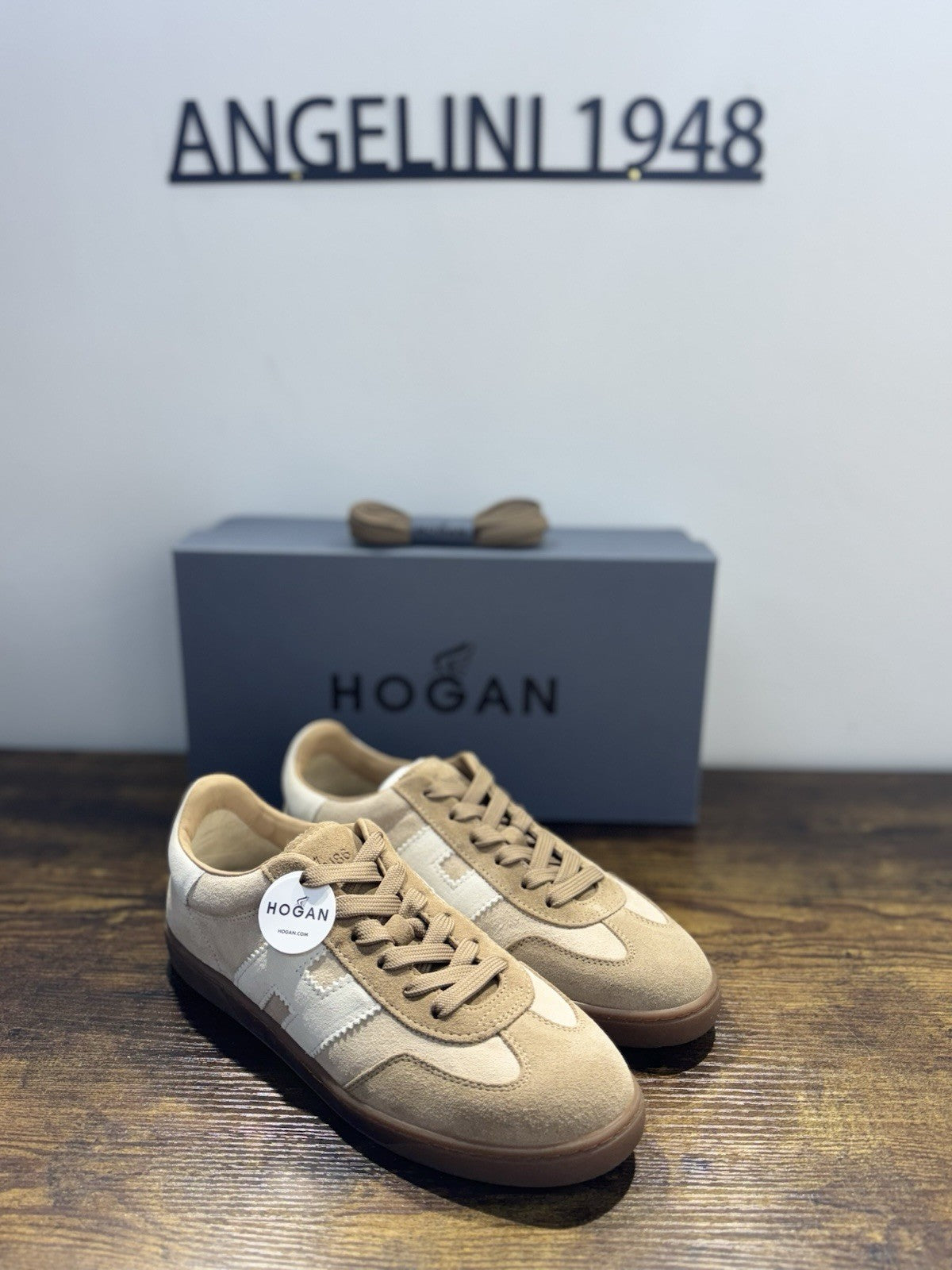 Hogan Cool Sneaker Suede Beige Casual Hogan Donna 38.5