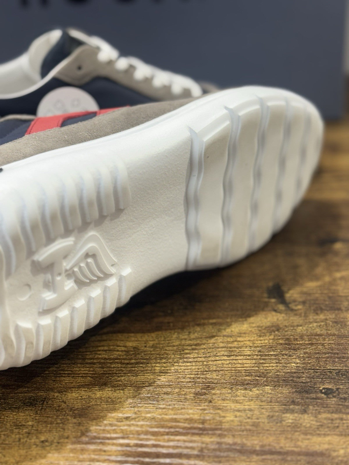 Hogan Interactive 3 Pelle Suede Grey Blu  Casual Hogan Uomo 40