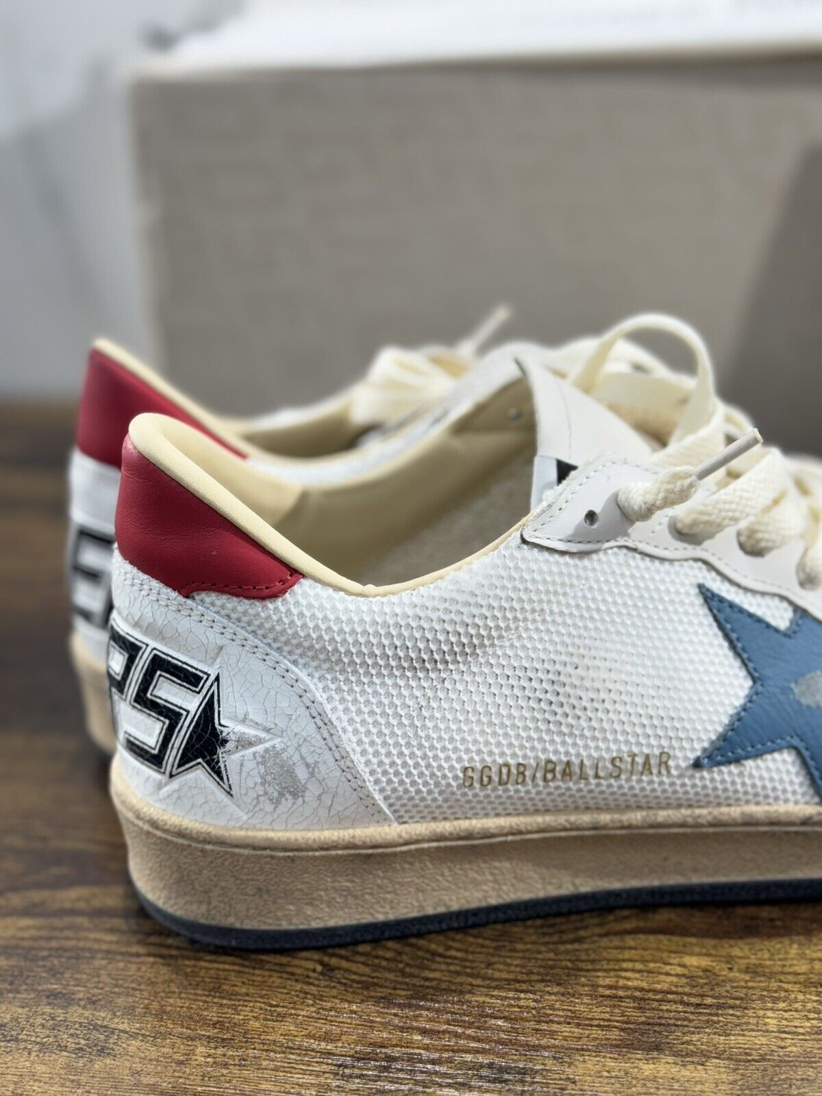 Golden Goose Ball Star Sneaker Uomo Bianca Milk  Luxury Casual Golden Goose 42