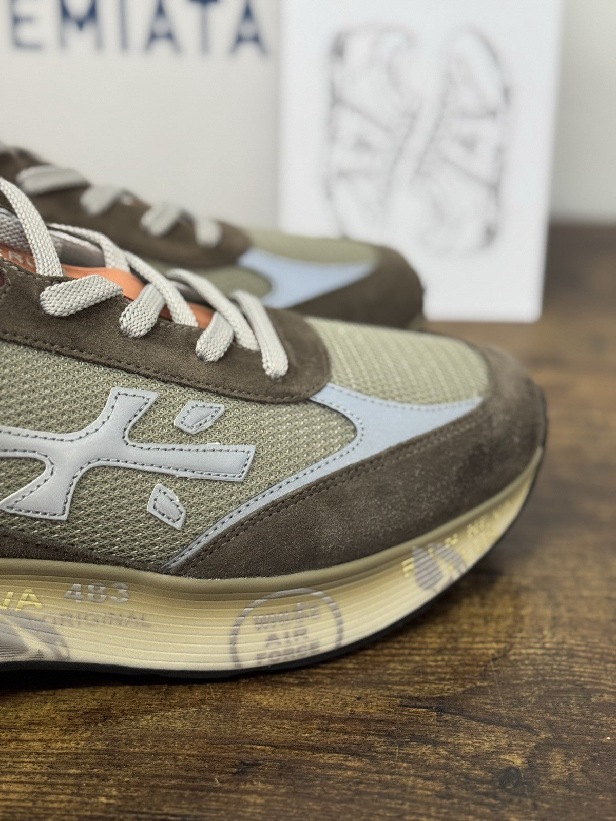 Premiata Moerun Sneaker Suede Verdone  Casual Premiata Uomo 42