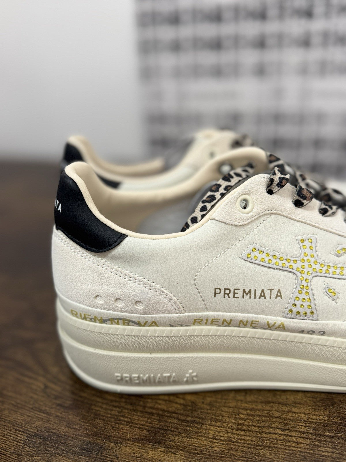Premiata Micol  Sneaker Pelle Bianca    Casual Premiata Donna 40