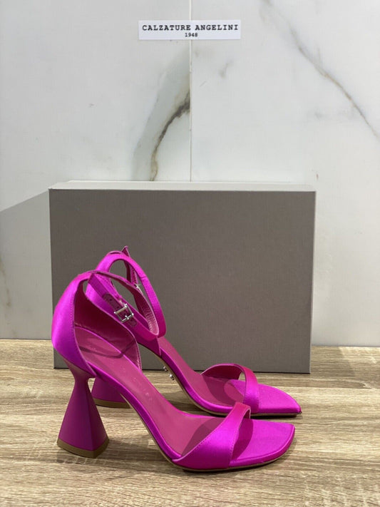 Sergio Levantesi Sandalo Donna Shadon  Raso Fuxia Luxury Woman Sandal 41