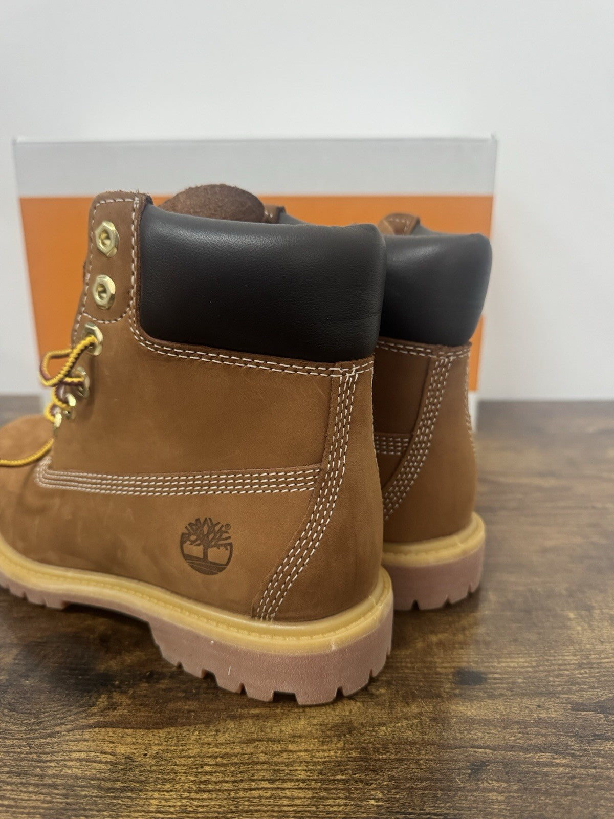 Timberland Icon Boot 6 In Lace Waterproof Pelle Brown Donna 37