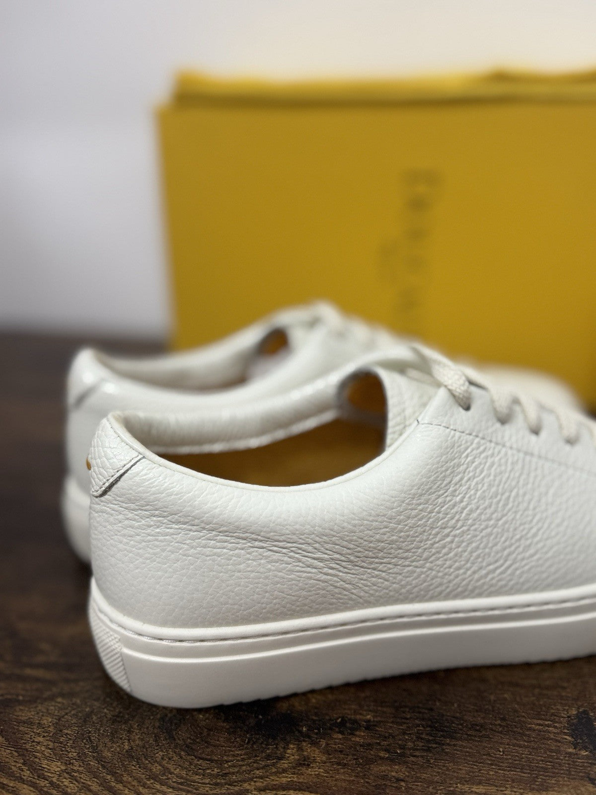 Doucal’s Sneaker Pelle Bianca Icon Casual Scarpa Uomo 42