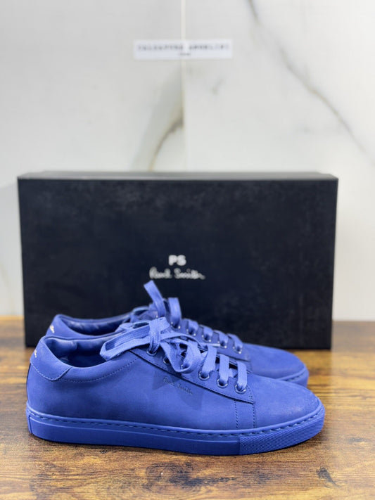 Paul Smith Sneaker Donna  Pelle  Blu   Casual Luxury Woman Shoes 36