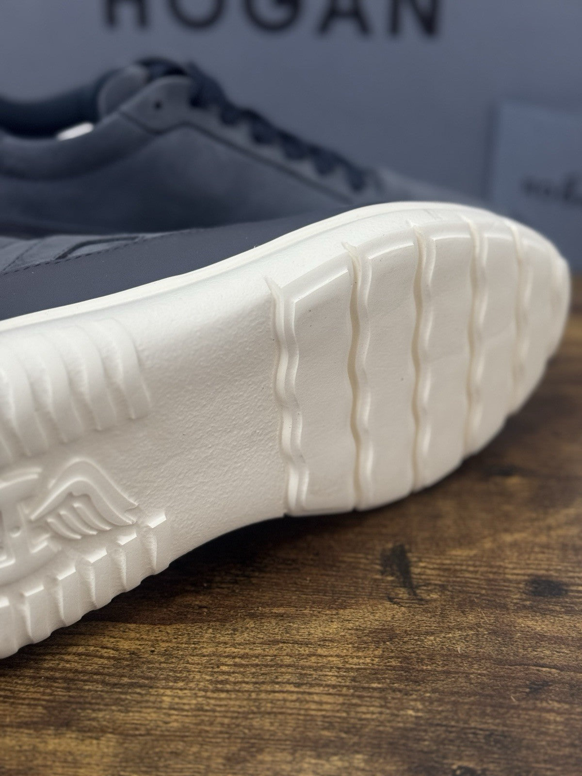 Hogan Interactive 3 Pelle Nabuk Blu  Casual Hogan Uomo 40