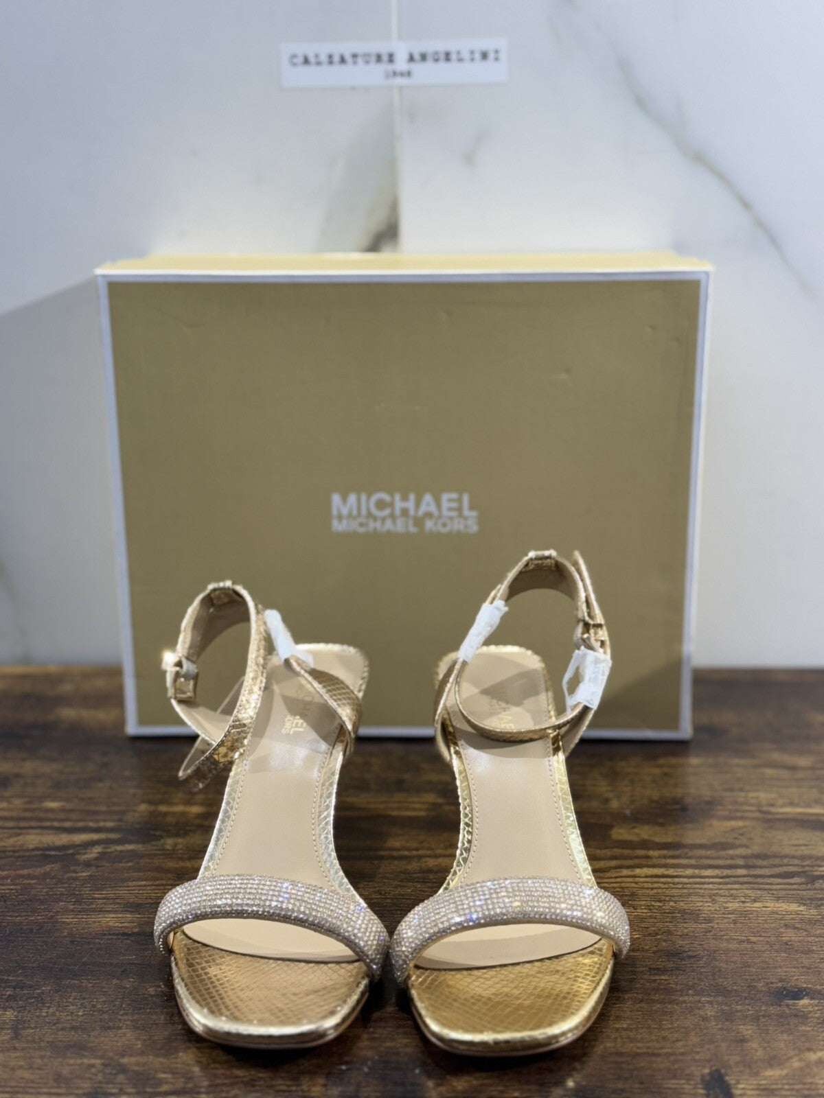 Michael Kors Carrie  Sandal Pelle Platino   Casual Sandal 35