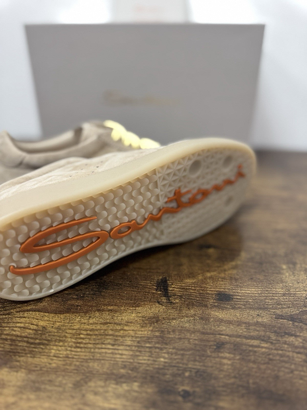 Santoni Sneaker Icon Pelle Beige   Casual Scarpa Santoni 39