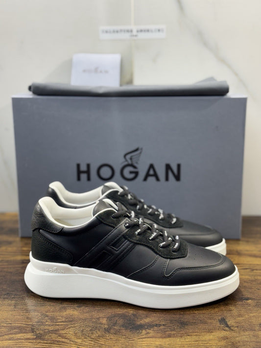 Hogan H 580 Sneaker Pelle  Nero Casual Hogan Uomo 42