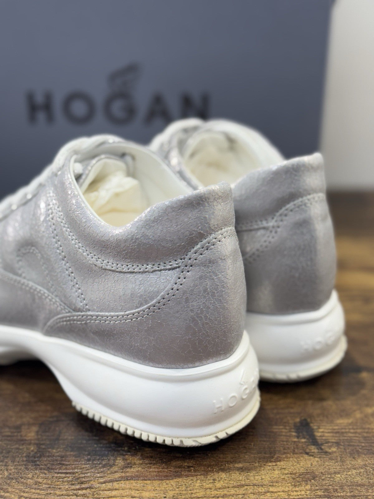 Hogan Interactive Pelle Argento   Casual Hogan Donna 35