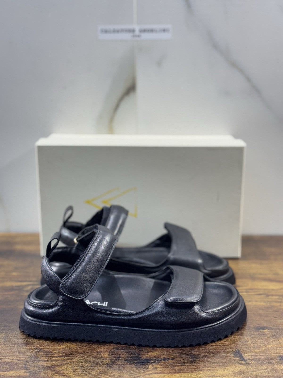 Elena Iachi Sandalo  Donna Pelle Nero  Casual Sandal Donna 36