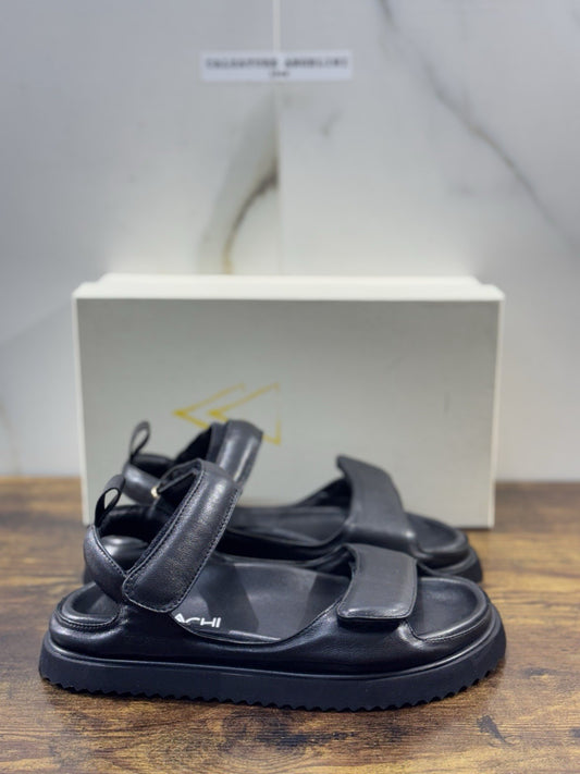 Elena Iachi Sandalo  Donna Pelle Nero  Casual Sandal Donna 36