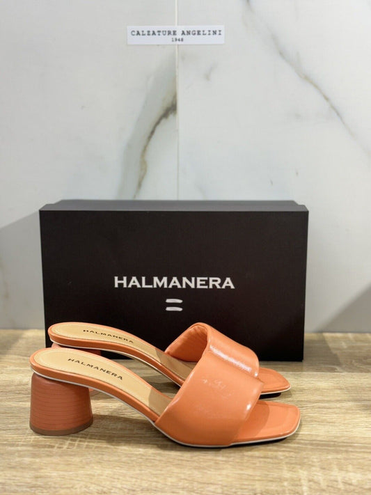 Halmanera Sandalo Donna Nara In Pelle Melone     Luxury Shoes 36