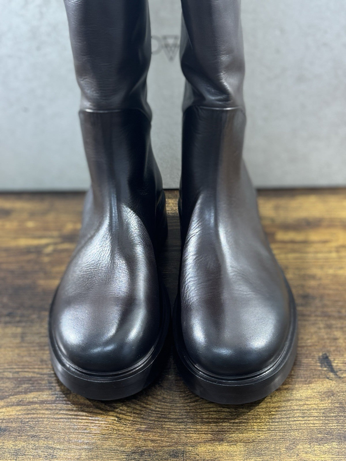 Elena Iachi  Stivale Tubo Pelle Marrone  Luxury Boot Donna 41