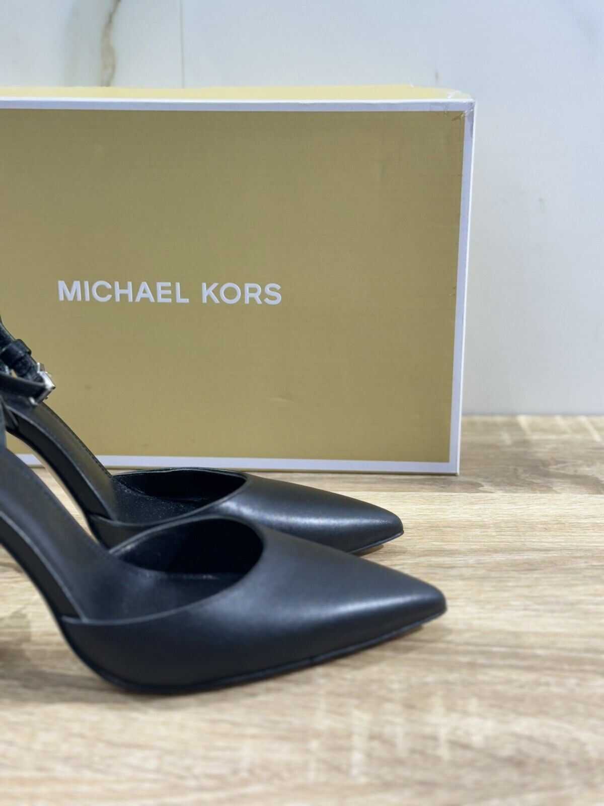 Michael Kors Imani Pump Sandalo Donna Pelle Nero  Michael Kors Shoes Woman 40