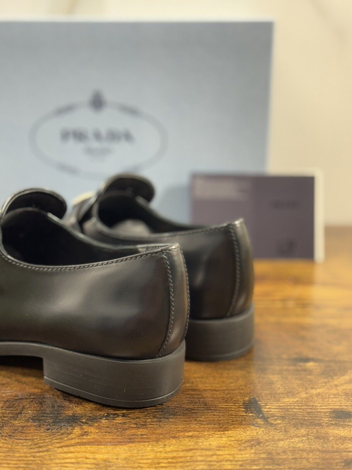 Prada Mocassino Donna In Pelle Spazzolata Nero Luxury Prada Woman Icon Loafer 39