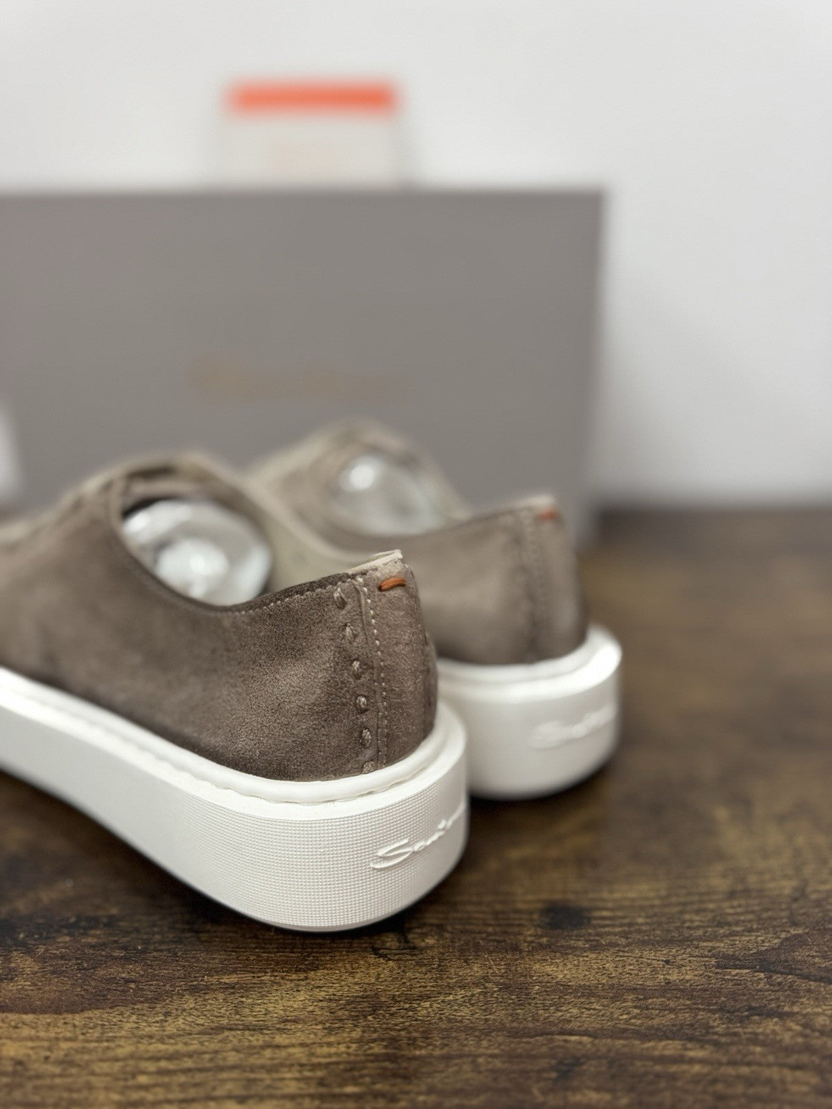 Santoni Sneaker Icon Pelle Beige   Casual Scarpa Santoni 37