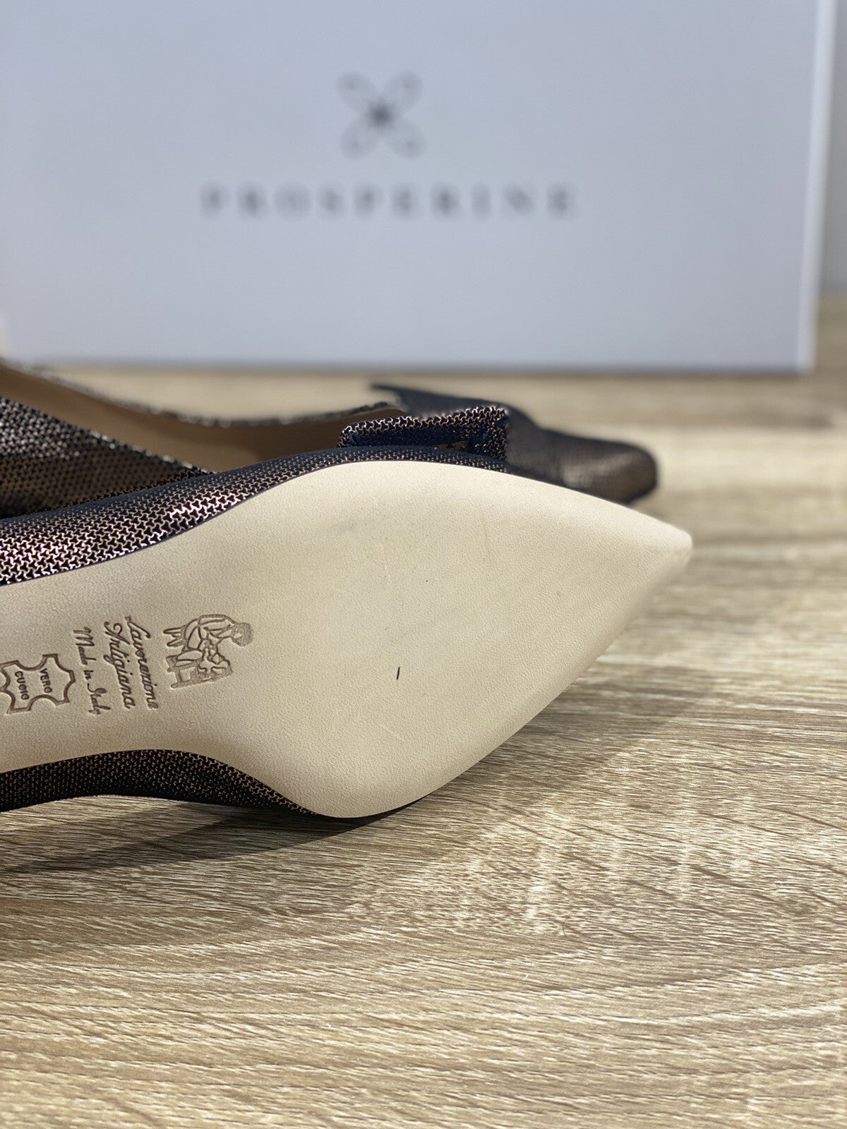 Prosperine Decollete’ donna 8151 Iron Tdm  lavorazione sacchetto 37