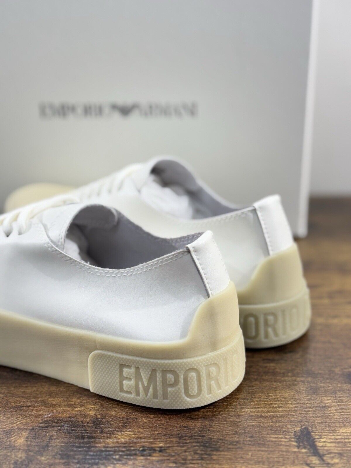 Emporio Armani Sneaker Donna Pelle White  Cusual Armani Woman Sneaker 41