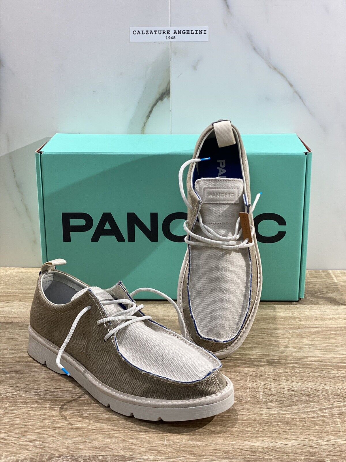 Panchic Scarpa Uomo Allacciata Sand Extra Light 40