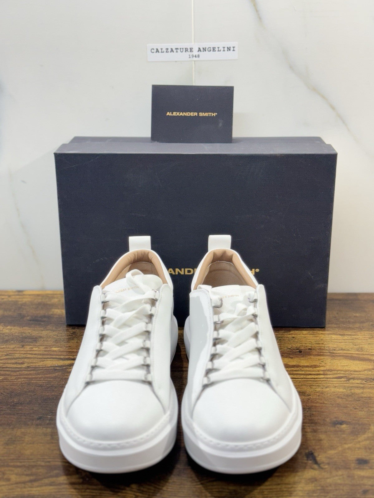 Alexander Smith Sneaker Wembley Pelle Bianca Uomo 45