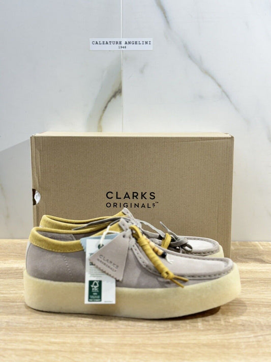 Clarks Wallabee Cup Scarpa Uomo Stone Suede Icon Clarks Men Shoes 41