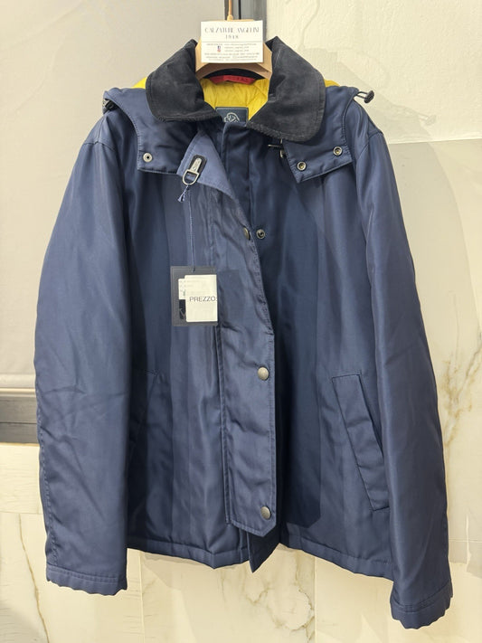Fay Giubbotto Blu Con Cappuccio  Luxury Fay Uomo XL