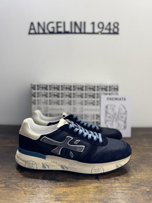 Premiata Mick Sneaker Suede Blu  Casual Premiata Uomo 45